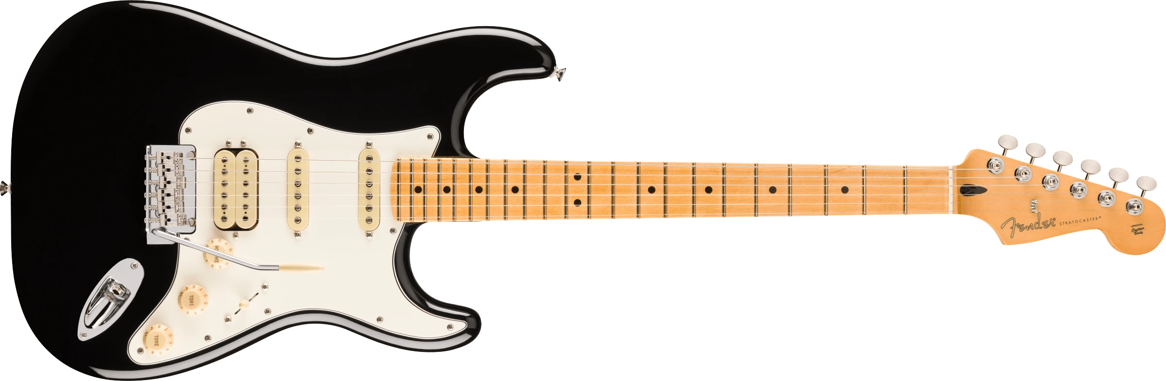 Fender Strat Player II HSS BLK/MN